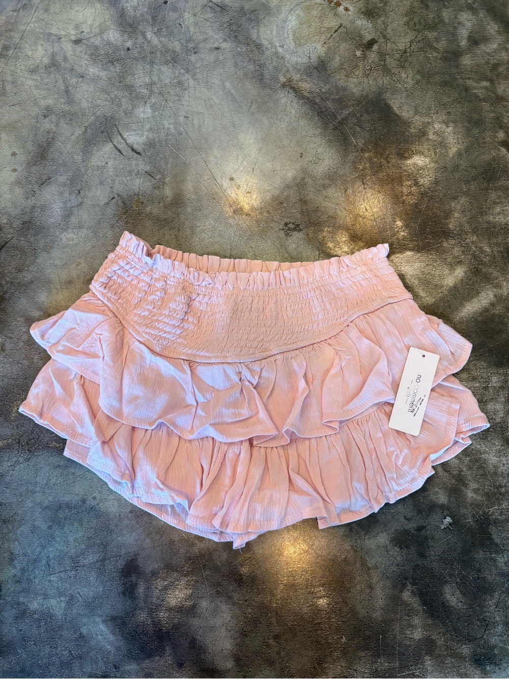 Girls,‎ no comment ruffle mini skirt in pink, XL, G12